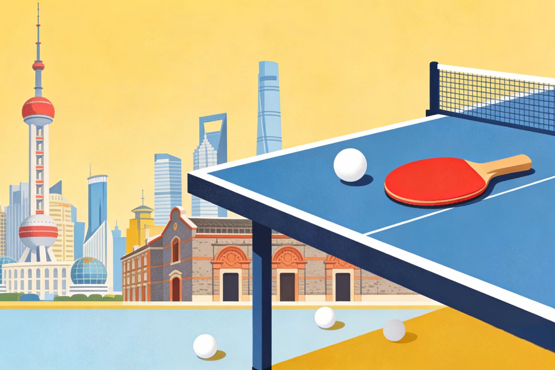 كيف أصبحت شانغهاي مدينة تنس الطاولة