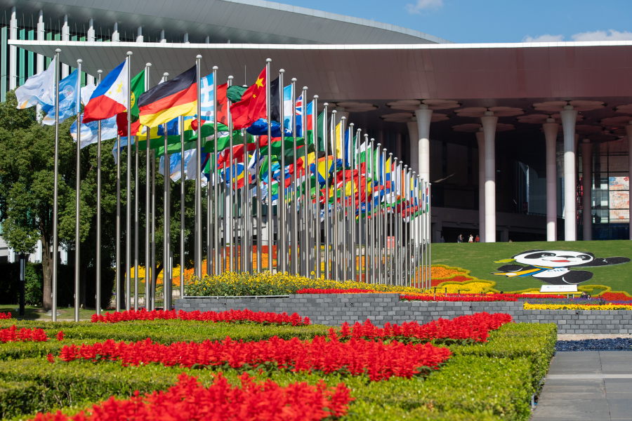 مخطط أجنحة معرض الصين الدولي للاستيراد (CIIE)