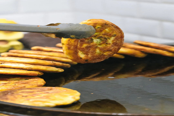 فطيرة البصل الأخضر