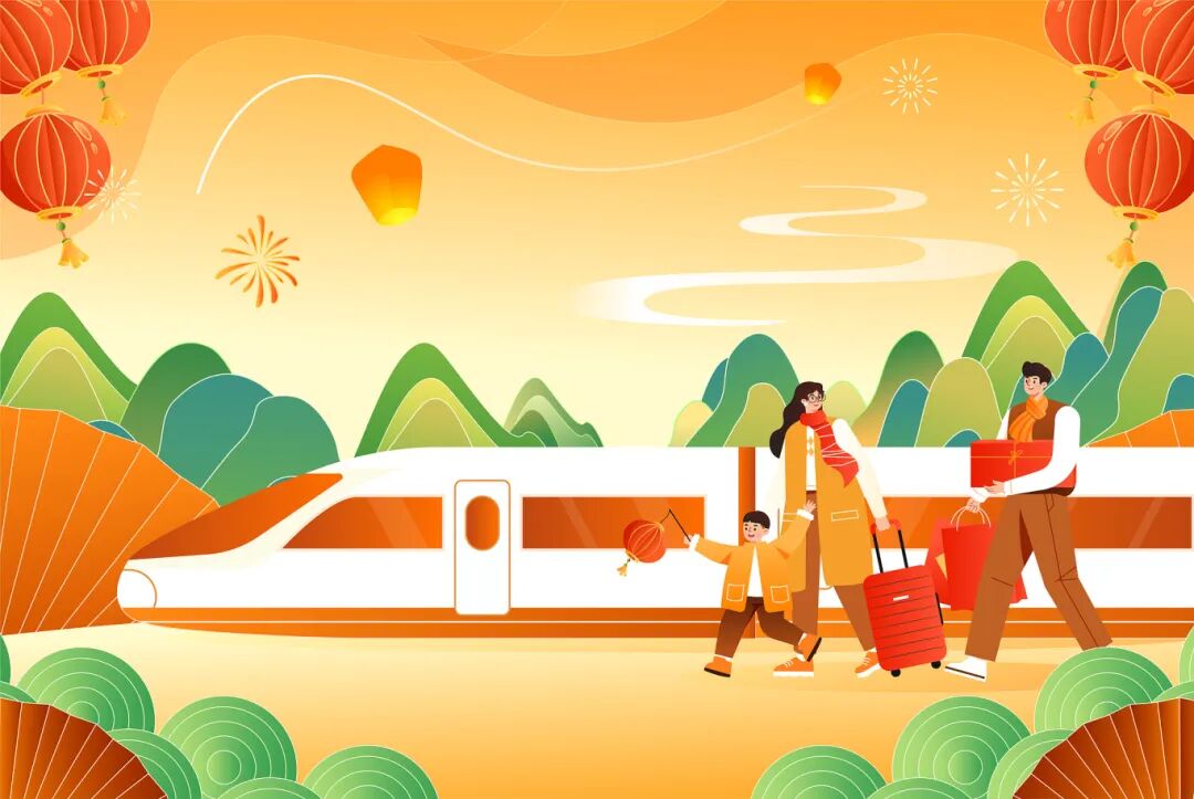 بدء بيع تذاكر القطارات لموسم السفر خلال عيد الربيع